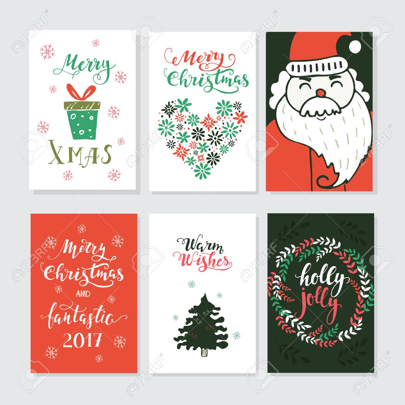merry christmas greeting cards