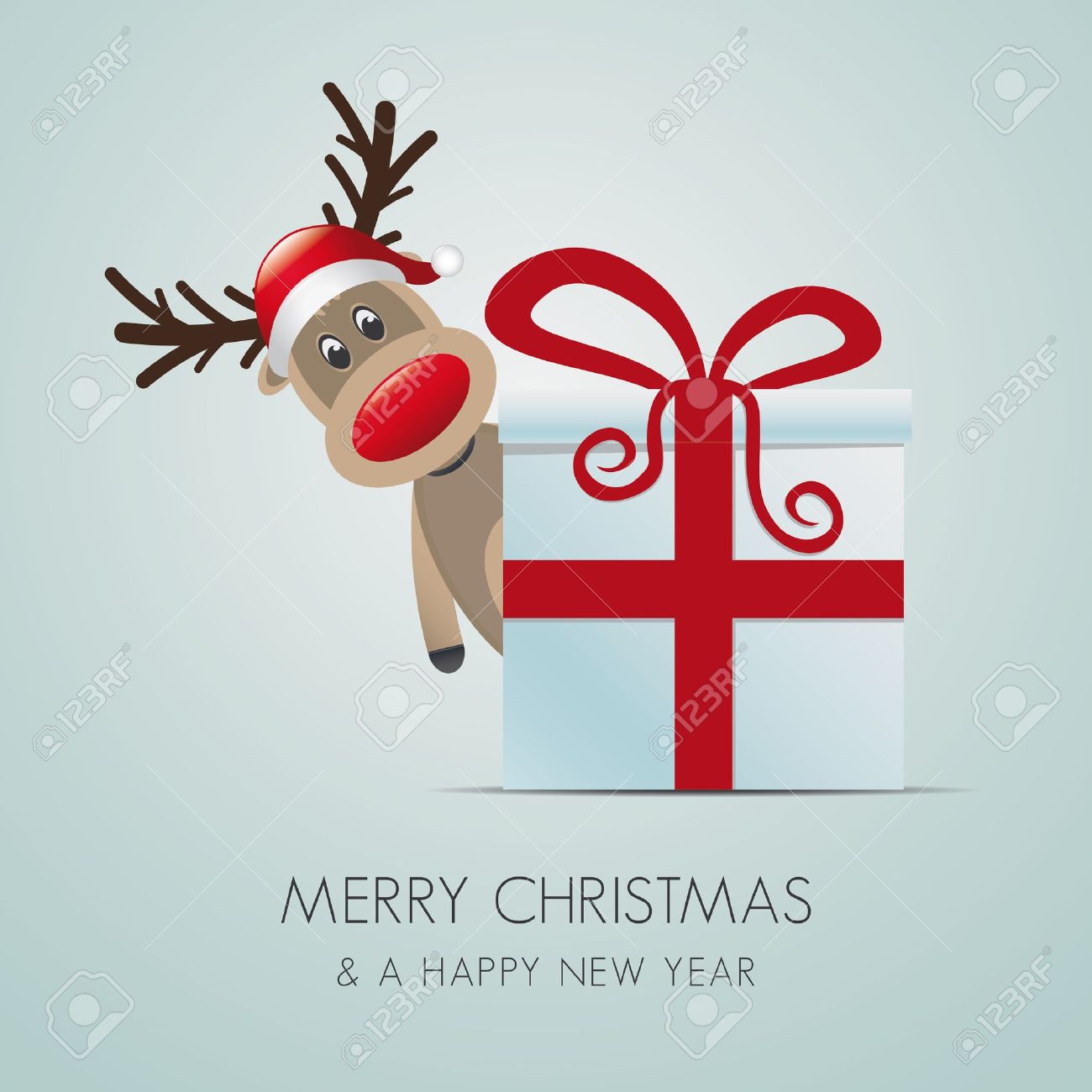 merry christmas reindeer
