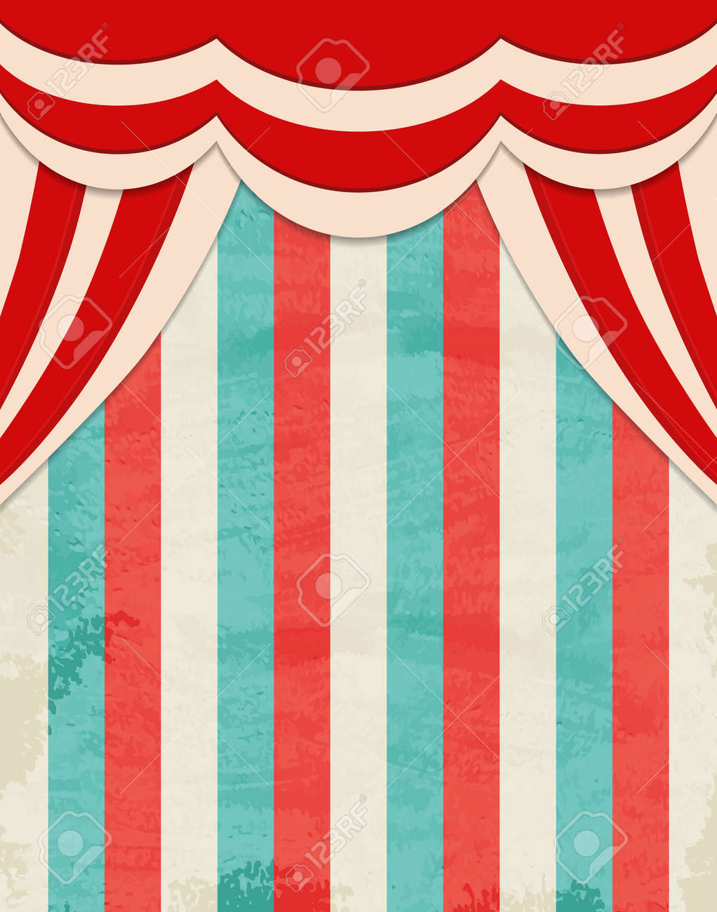 Circus Striped Background With Vintage Tent. Design For Presentation,  Concert, Show. Vector Illustration Royalty Free SVG, Cliparts, Vectors, and  Stock Illustration. Image 147072474., image size:1022x1300