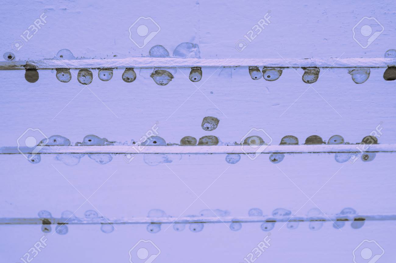 Ceiling Wood And Brown Ditry Rust Spot Was Born Rain Drop On Crack And Break Ceiling