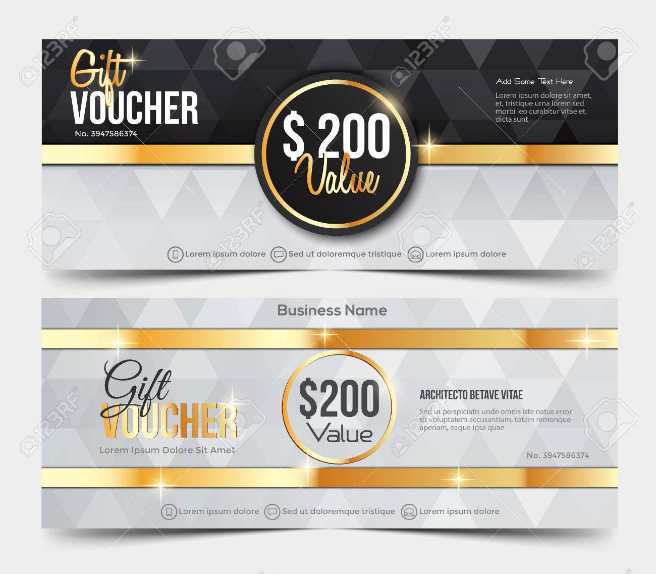 gift voucher template gift voucher certificate coupon design