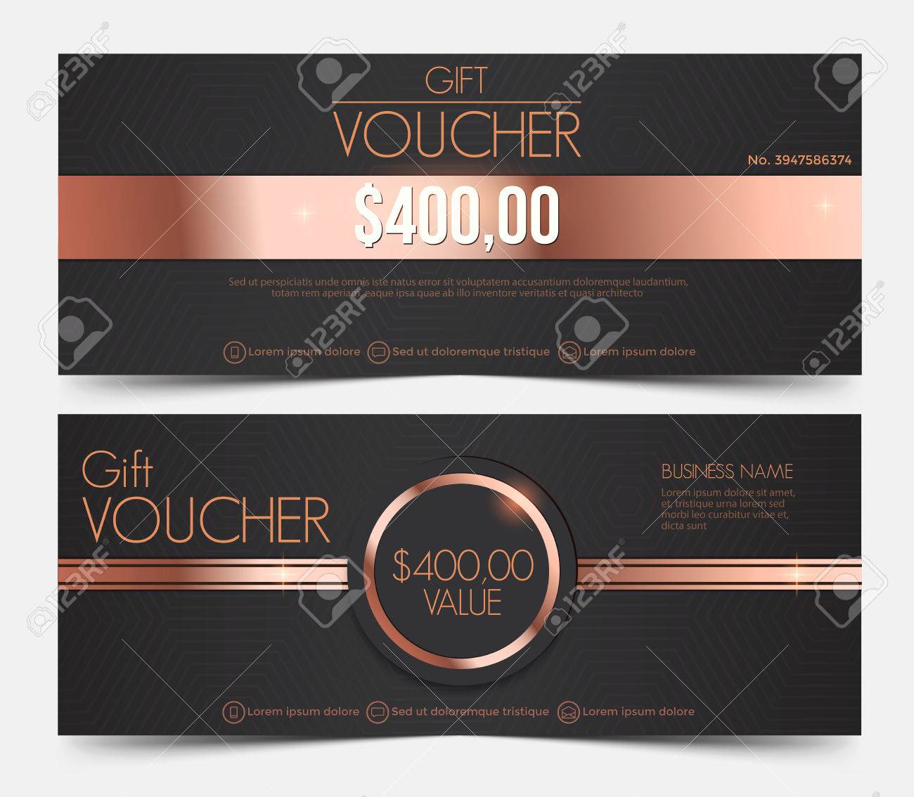 gift voucher template gift voucher certificate coupon design
