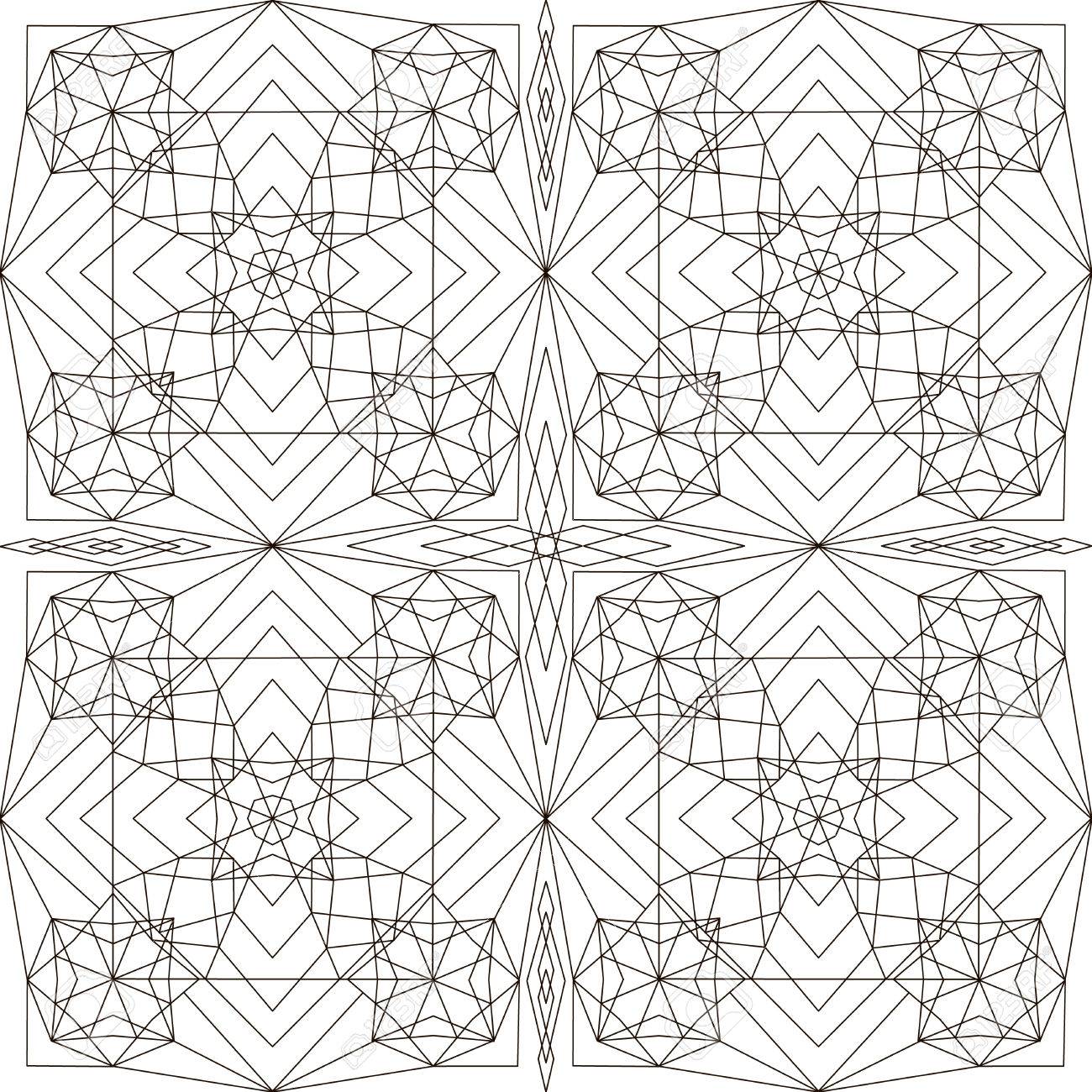 Patterns In Black And White. Page For Coloring Book. Geometrical ... Patterns In Black And White. Page For Coloring Book. Geometrical ...