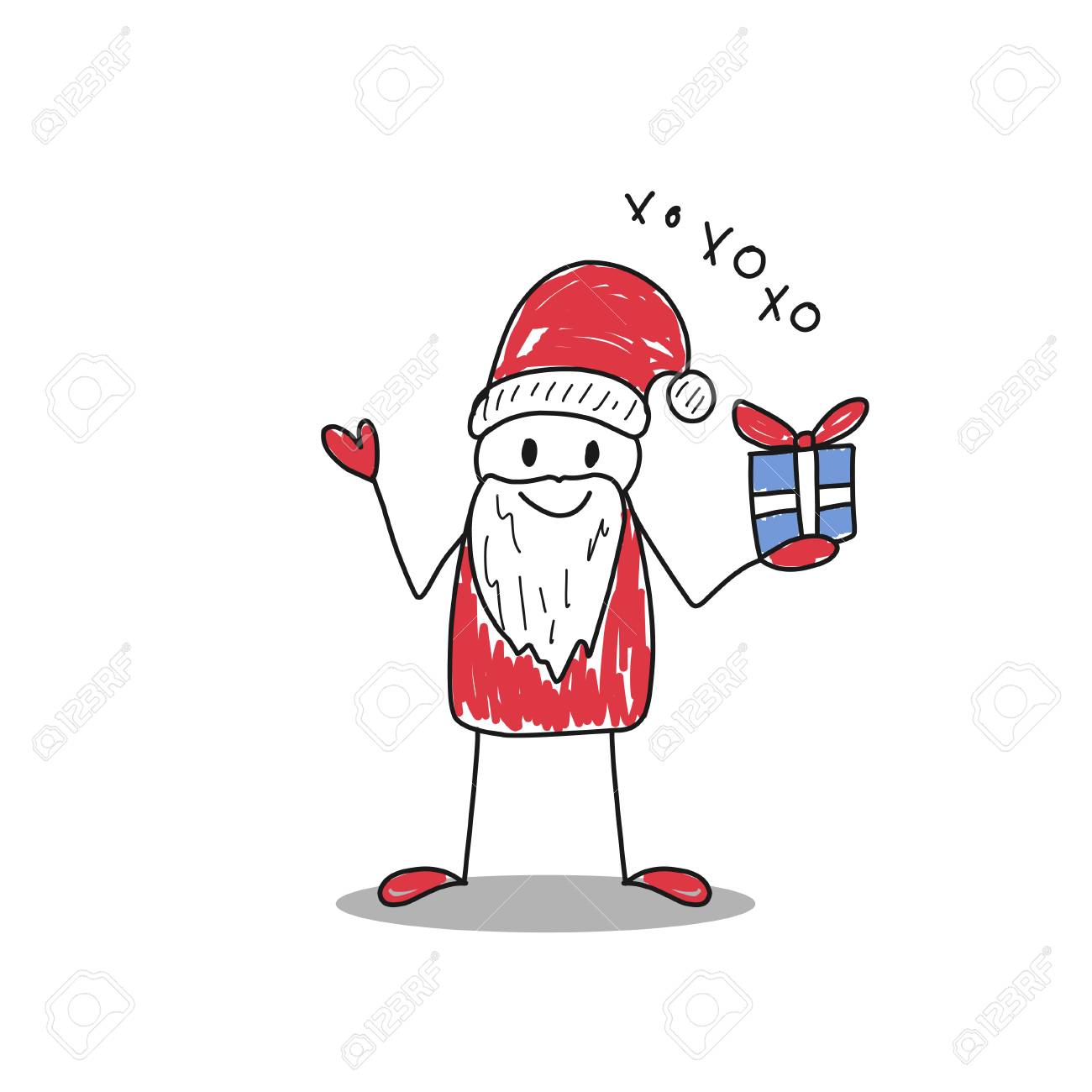 Figures Santa Claus Wands Little Men Strychfiguren Business