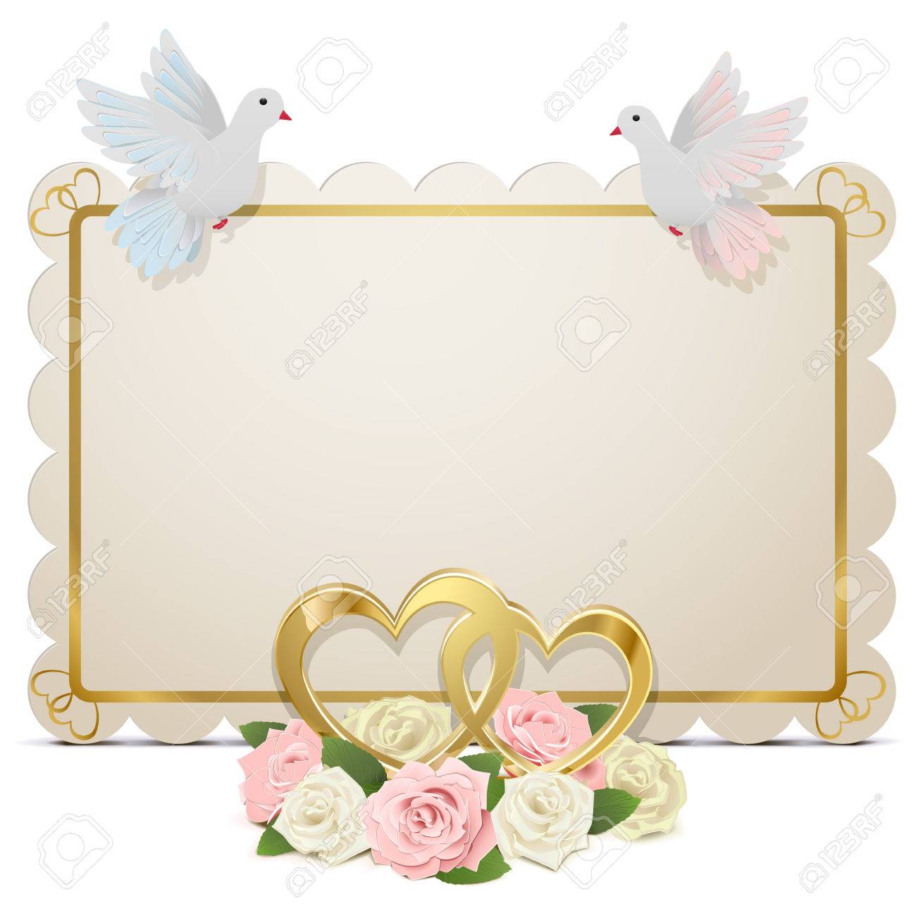 Vector Wedding Board Isolated On White Background Royalty Free Cliparts Vectors And Stock Illustration Image