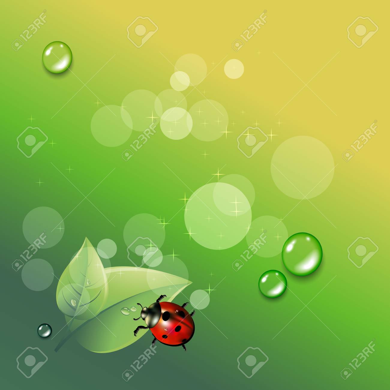 てんとう虫赤図色虫のイラスト素材 ベクタ Image てんとう虫赤図色虫のイラスト素材 ベクタ Image