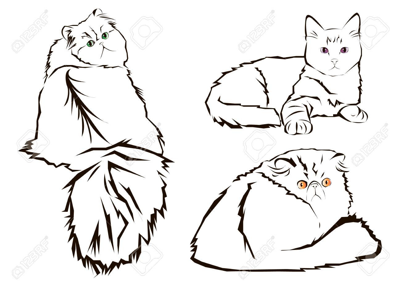 Dessin De Contour Animal De Chat Dessin Creatif Image Clip Art Libres De Droits Vecteurs Et Illustration Image