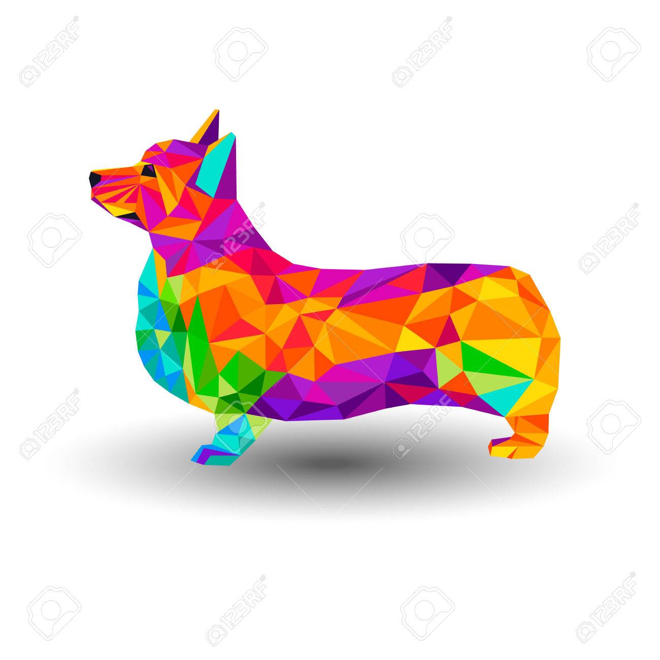 ウェールズ犬動物イラスト ペット耳のベクトル ロイヤリティフリー