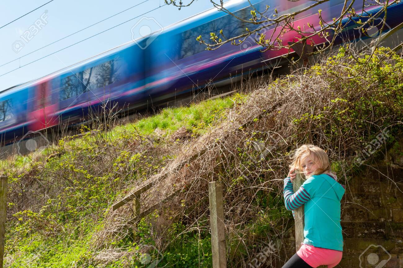 wooden high speed train