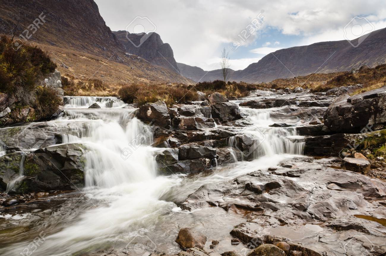 Russel Burn is a typical highlands mountain stream - 20332713 Russel Burn is a typical highlands mountain stream - 20332713