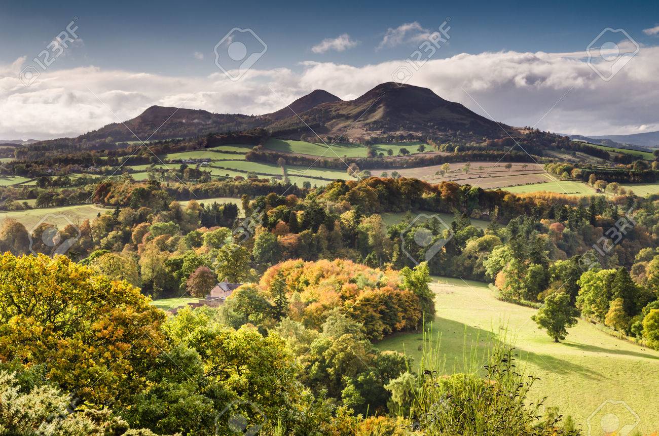 The Eildon Hills in the Scottish Borders was once a lookout point for Iron Age people and Romans - 23842973 The Eildon Hills in the Scottish Borders was once a lookout point for Iron Age people and Romans - 23842973