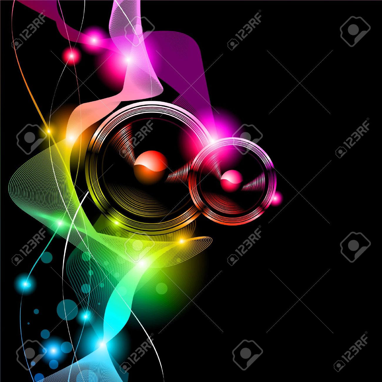 alternative disco flyer for international music event royalty free