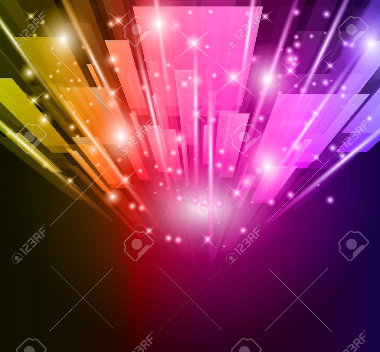 abstract glow of lights for business or corporate flyers background
