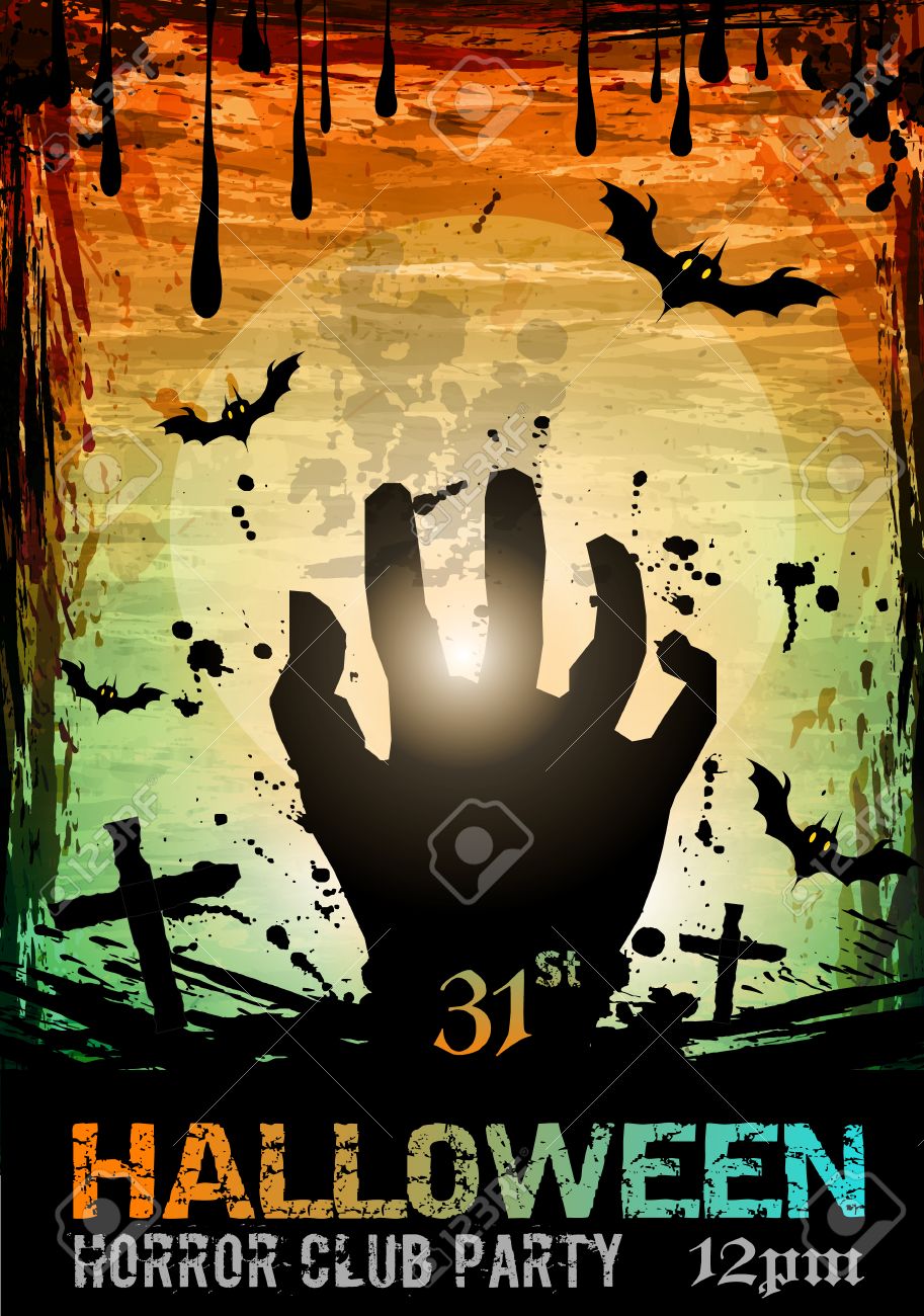 party background for flyers