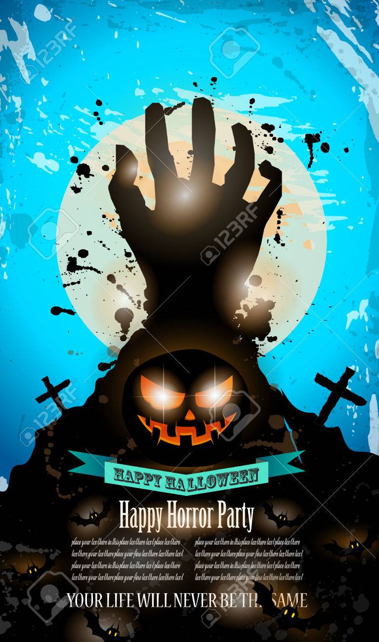 free halloween party flyer