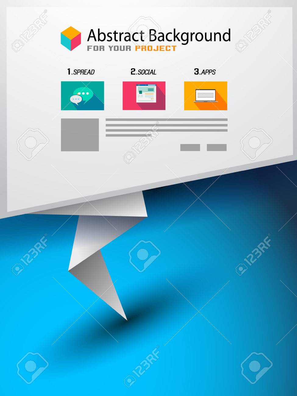 Project Brochure Template from previews.123rf.com