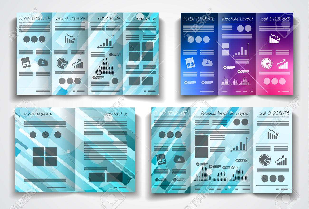 tri fold brochure layout