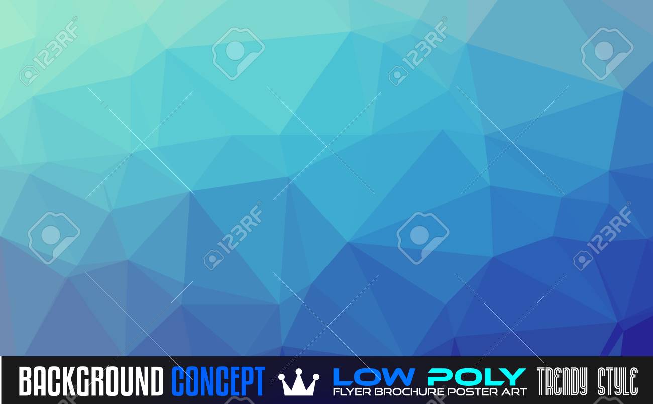low poly art background for your polygonal flyer stylish brochure