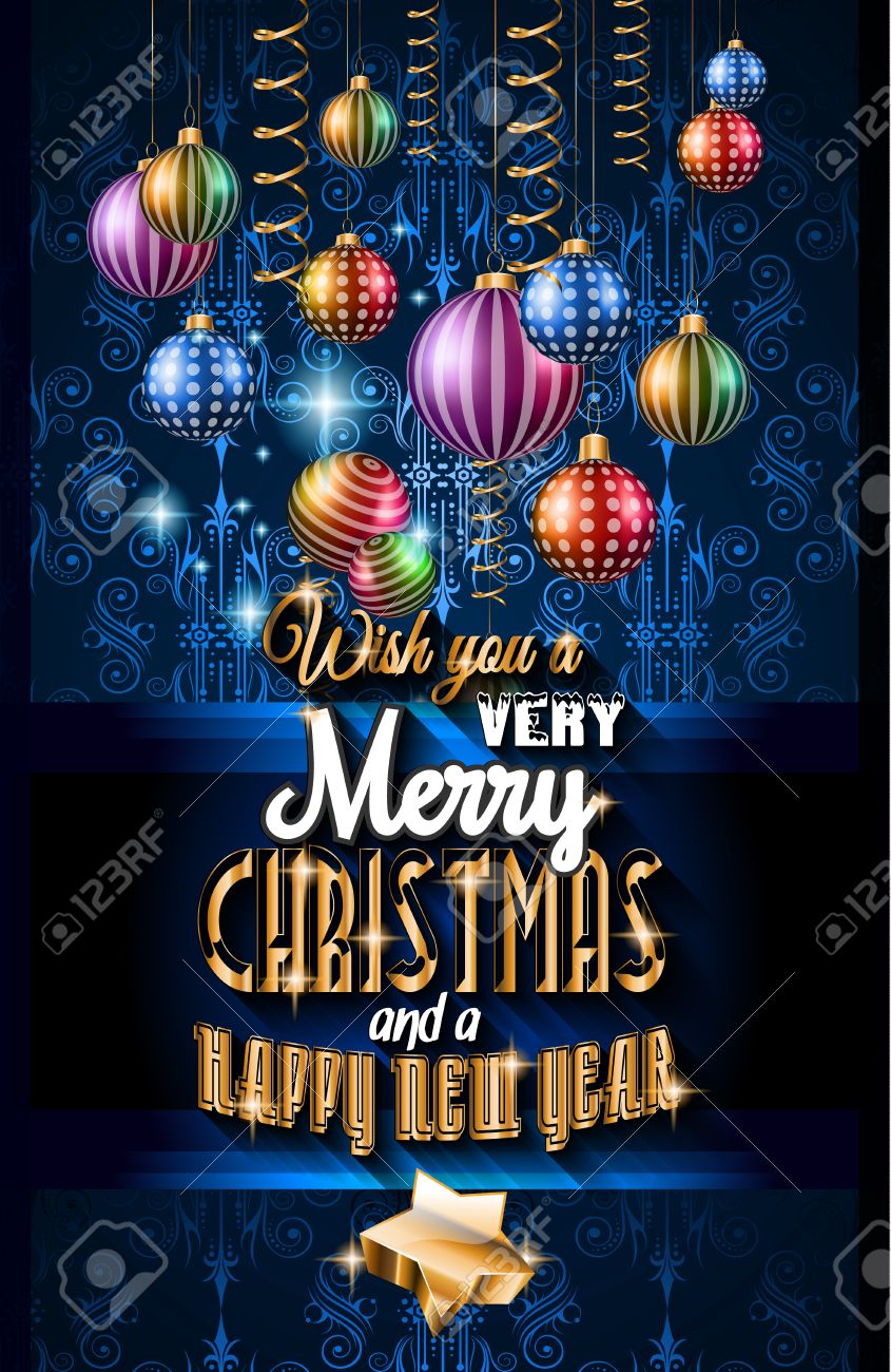 Christmas Party Flyer For Music Night Events Club Poster Background Royalty Free Cliparts Vectors And Stock Illustration Image