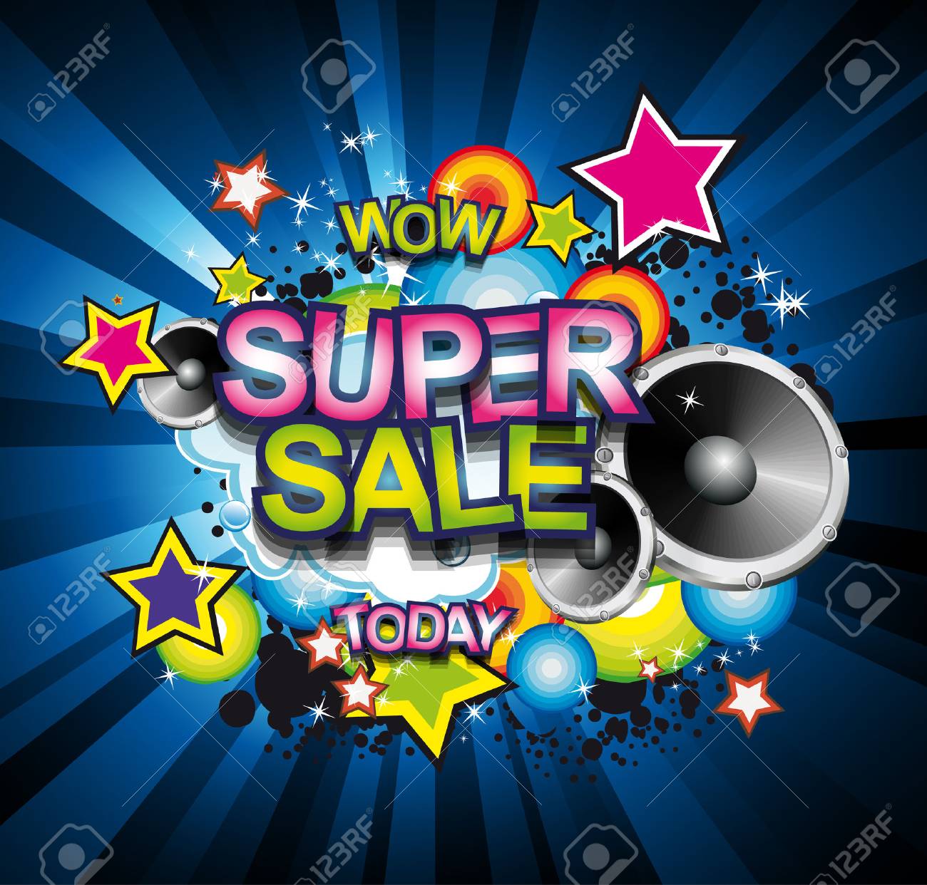 super sale today background for your promotional posters shopping flyers