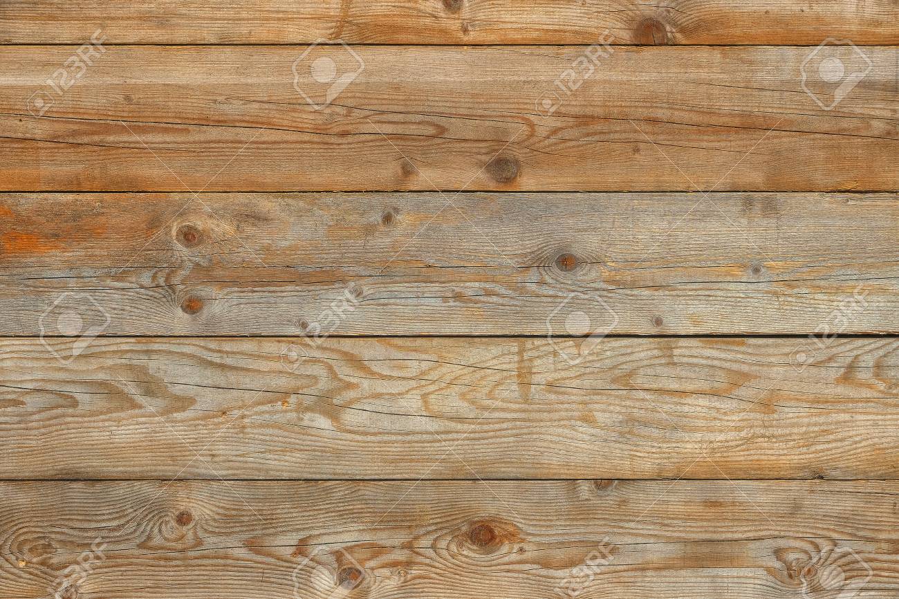 Old Yellow Pine Natural Barn Wall Wood Background Stock Photo