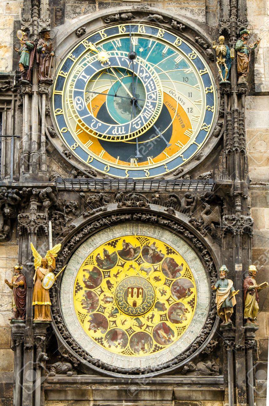 中世天文時計 チェコ共和国プラハ Orloj プラハ の写真素材 画像素材 Image 6796