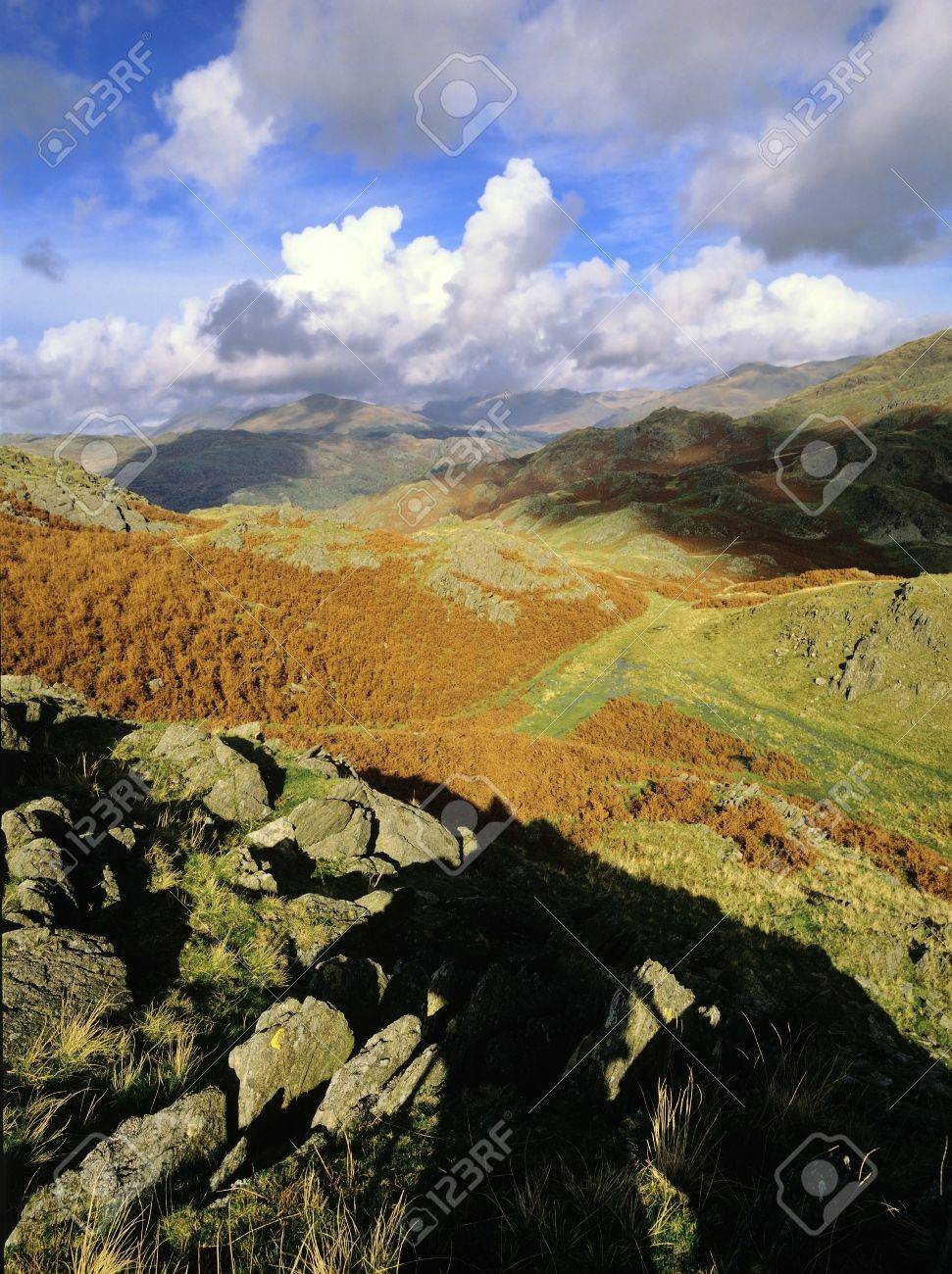 湖水地方国立公園 カンブリア州 イギリス Duddon バレー Dunnerdale の写真素材 画像素材 Image
