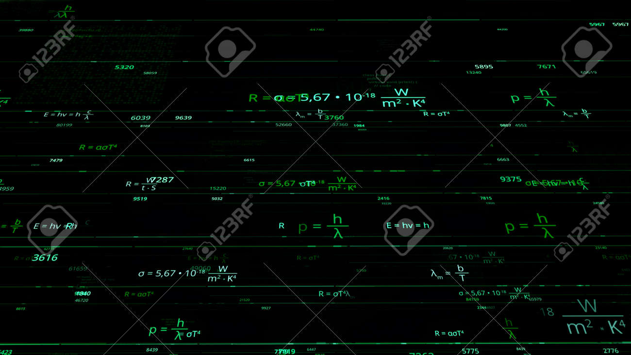 Formulas in physics in electronic form. Animation. Computer network with many formulas in physics. Changing physics formulas in Matrix Web - 169163141 Formulas in physics in electronic form. Animation. Computer network with many formulas in physics. Changing physics formulas in Matrix Web - 169163141