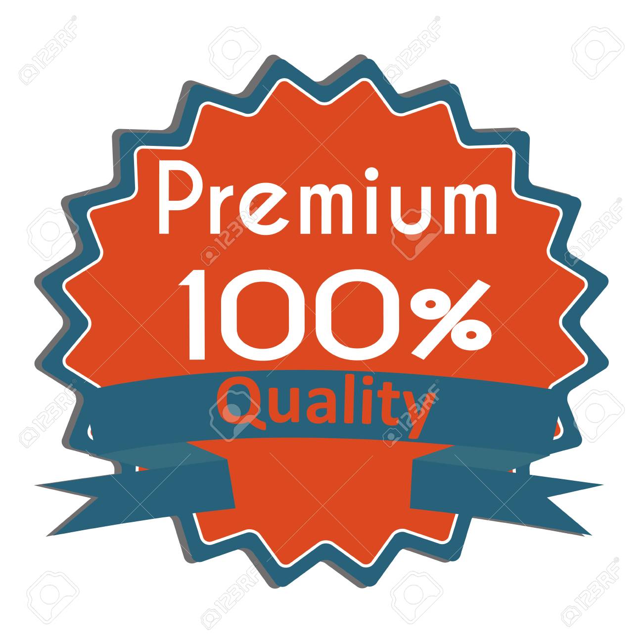 abstract special premium label on white background royalty free