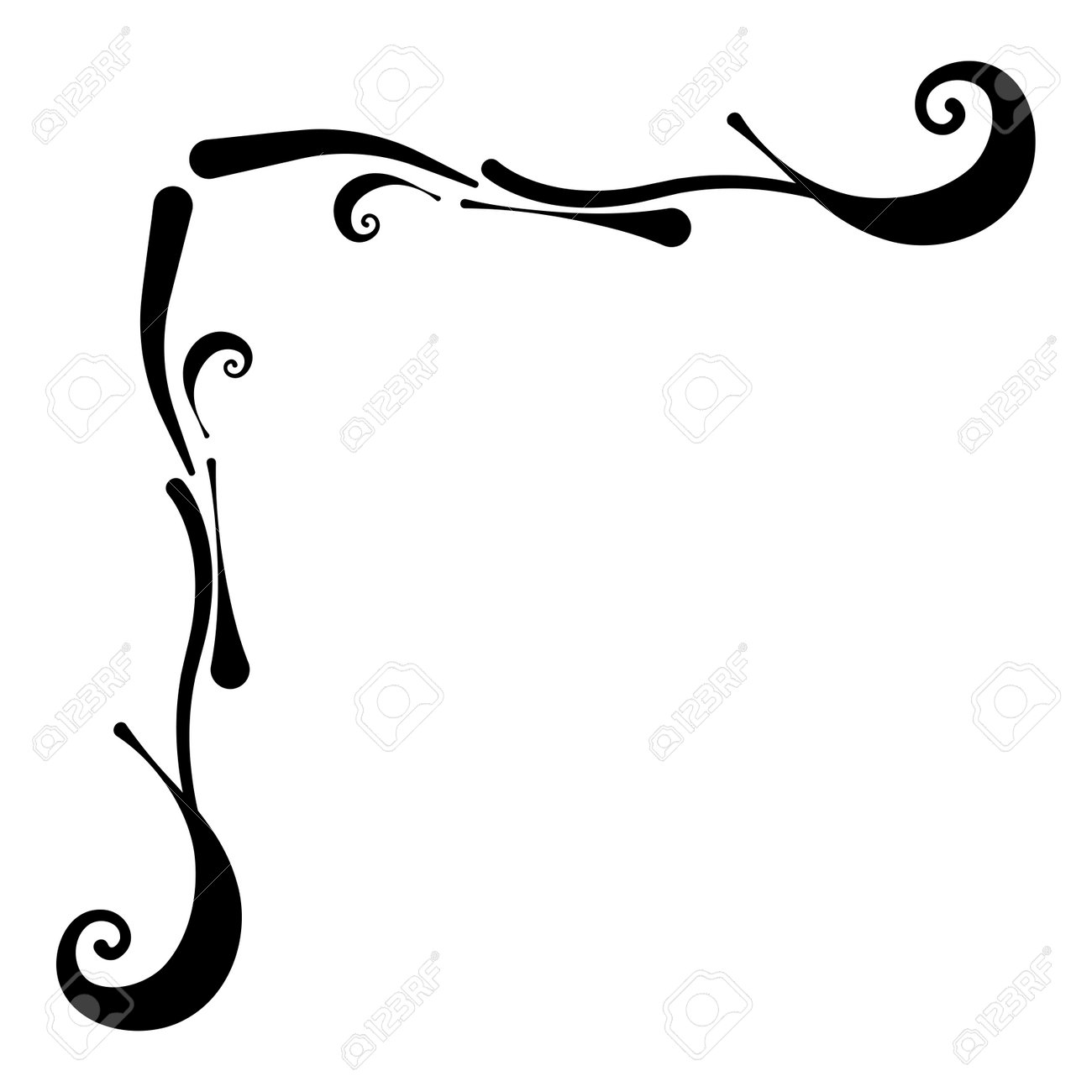 900+ Silhouette - Borders and corners ideas | stencils, stencil patterns,  borders, image size:1300x1300