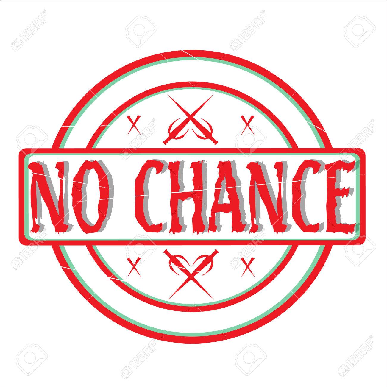 Pas De Chance Conception Du Timbre En Caoutchouc Isole Clip Art Libres De Droits Vecteurs Et Illustration Image