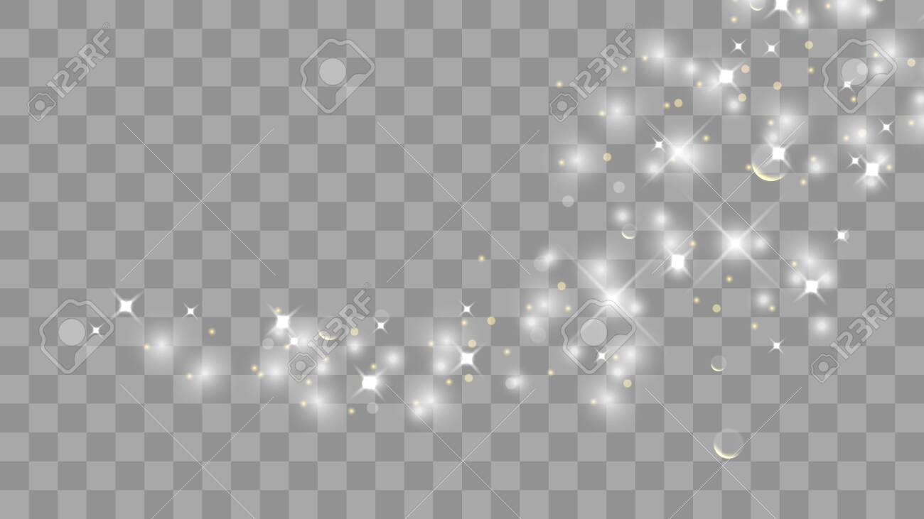 Gold Glittering Star Dust Trail Sparkling Particles Isolated Royalty Free Cliparts Vectors And Stock Illustration Image 137745778