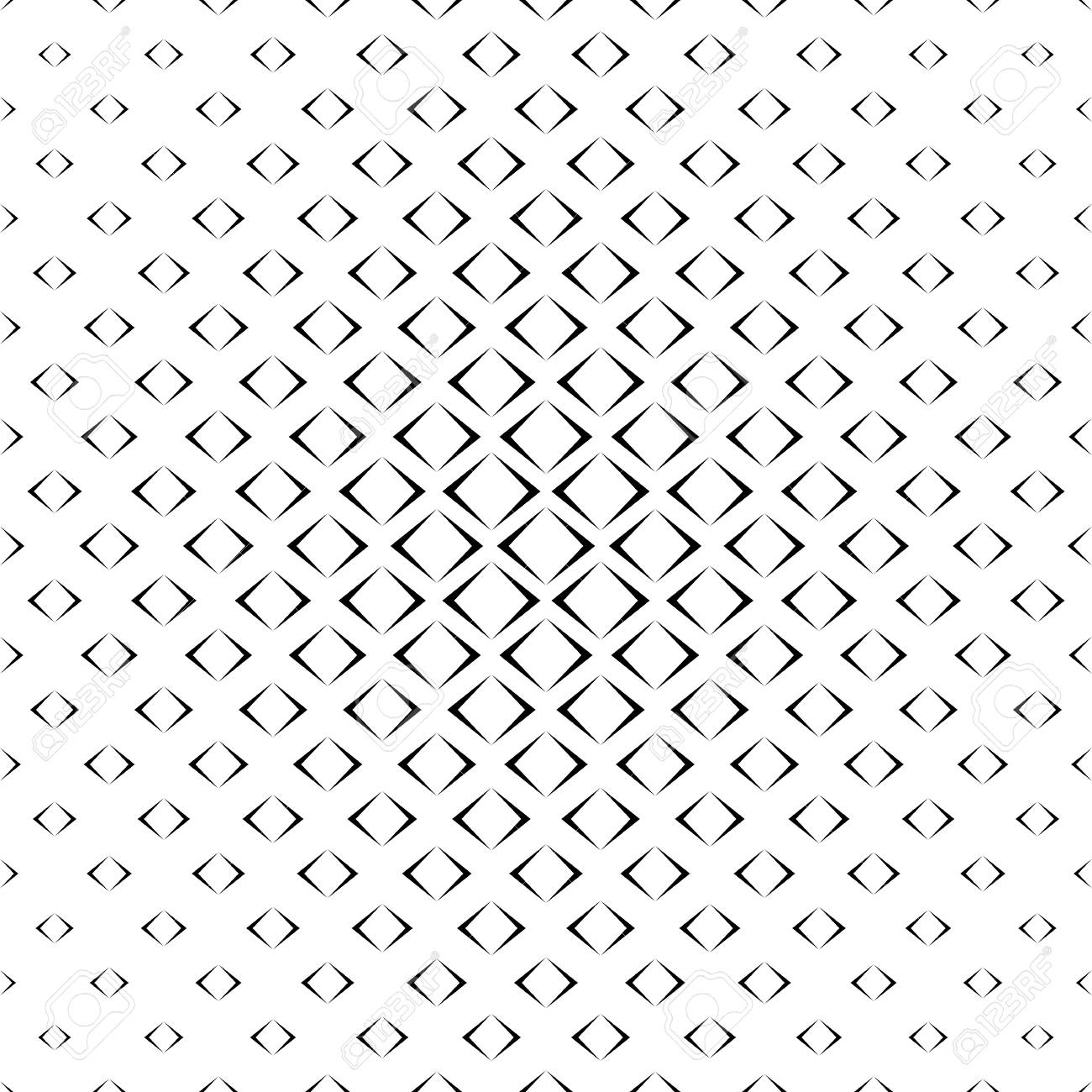 シームレスなモノクロの図形パターン デザインのベクトルの背景 のイラスト素材 ベクタ Image