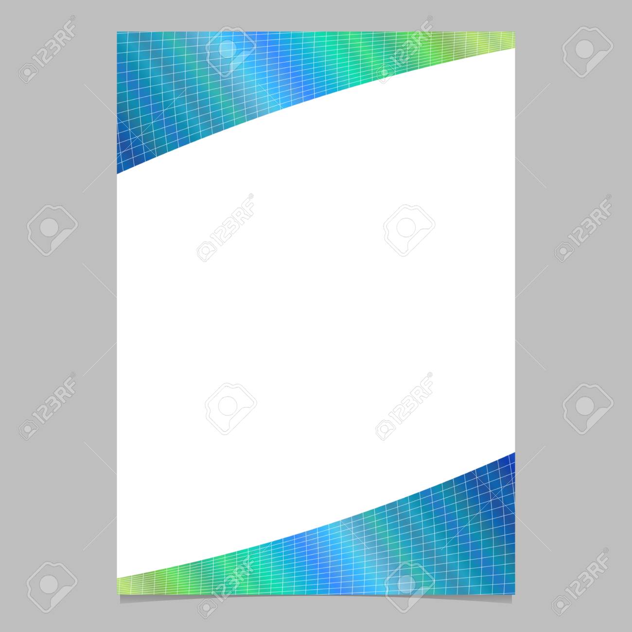 abstract color gradient curved