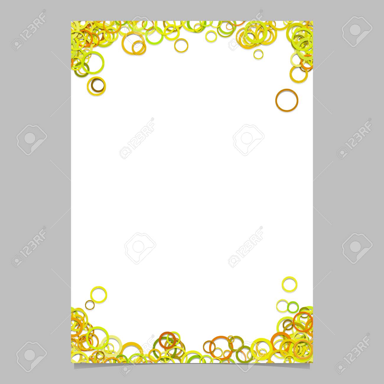color abstract random circle design flyer background template blank flyer background templates
