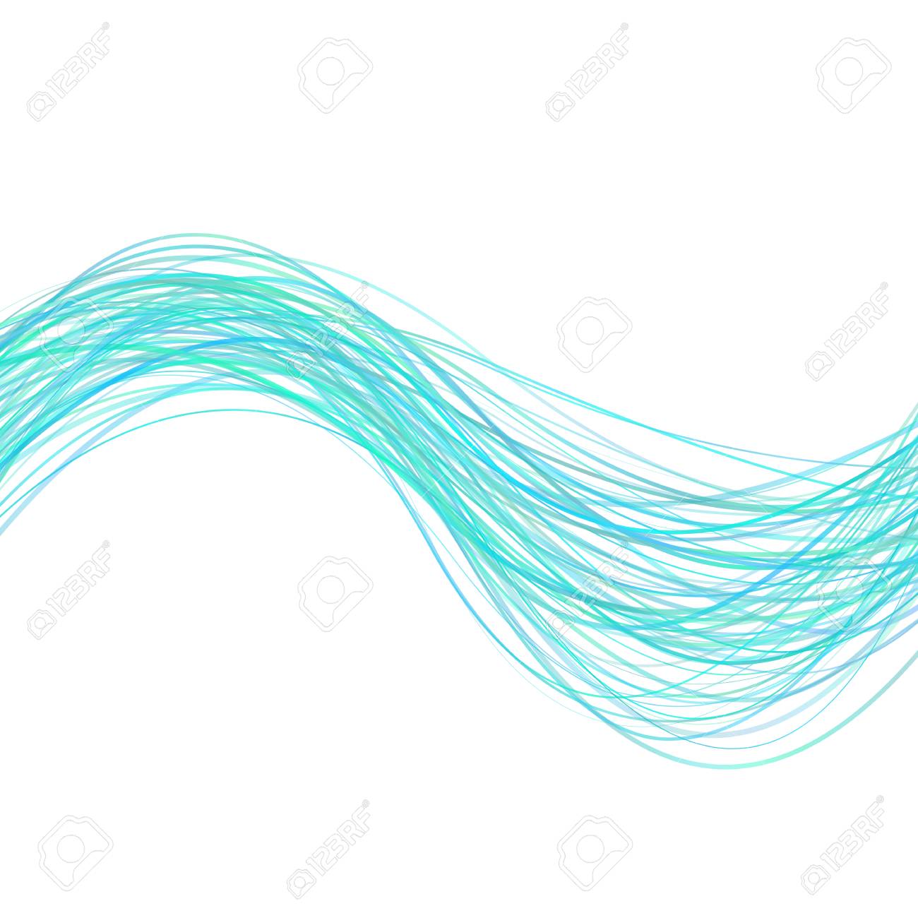 Abstract Modern Wavy Stripe Background Graphic Design From