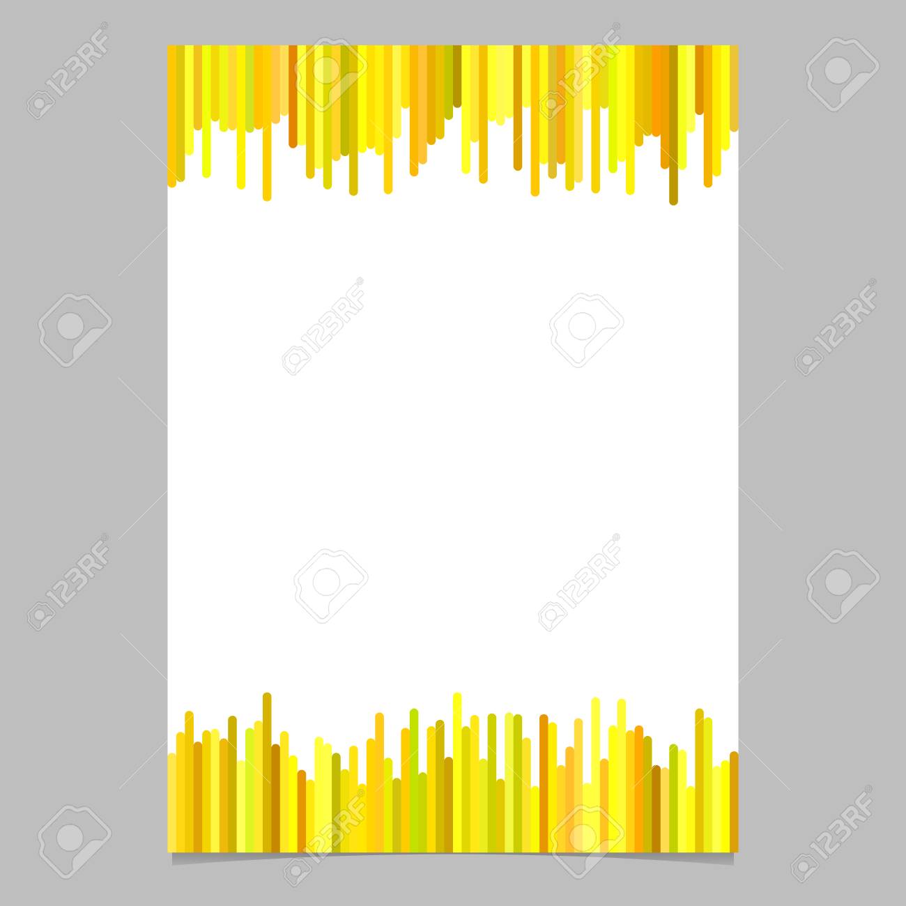 Download Brochure Template From Vertical Stripes In Yellow Tones Blank Royalty Free Cliparts Vectors And Stock Illustration Image 99605766 PSD Mockup Templates