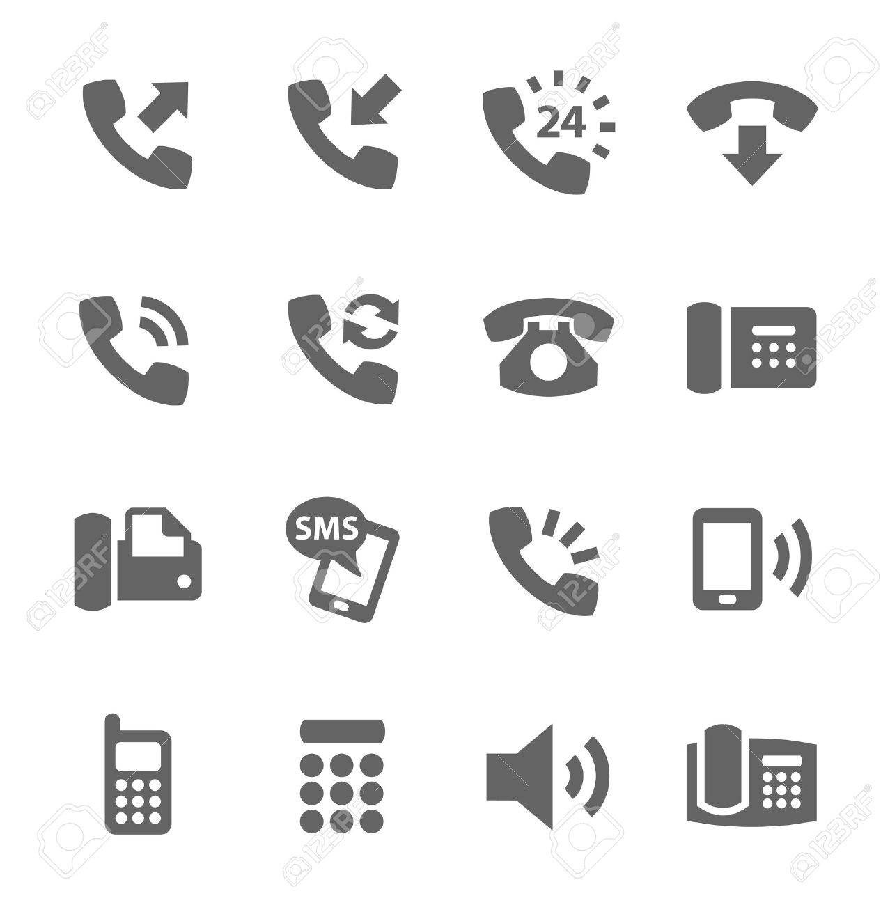 Simple set of phones related vector icons for your site or application - 26164557 Simple set of phones related vector icons for your site or application - 26164557