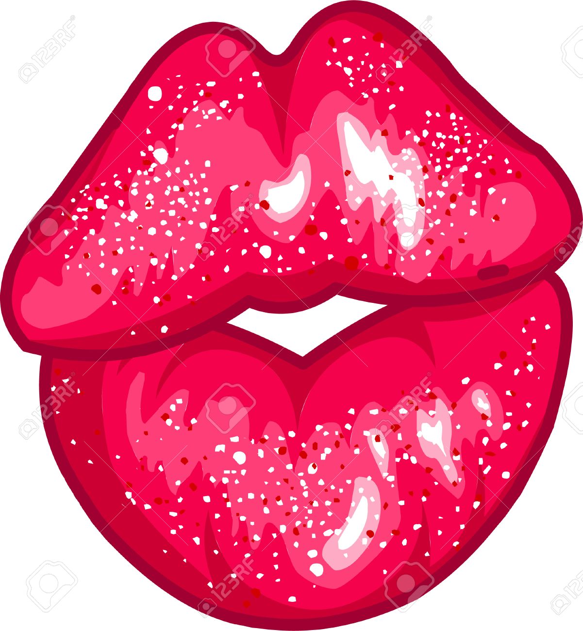 光沢のある赤い唇にキス笑みを浮かべてのベクトル イラスト のイラスト素材 ベクタ Image 光沢のある赤い唇にキス笑みを浮かべてのベクトル イラスト のイラスト素材 ベクタ Image