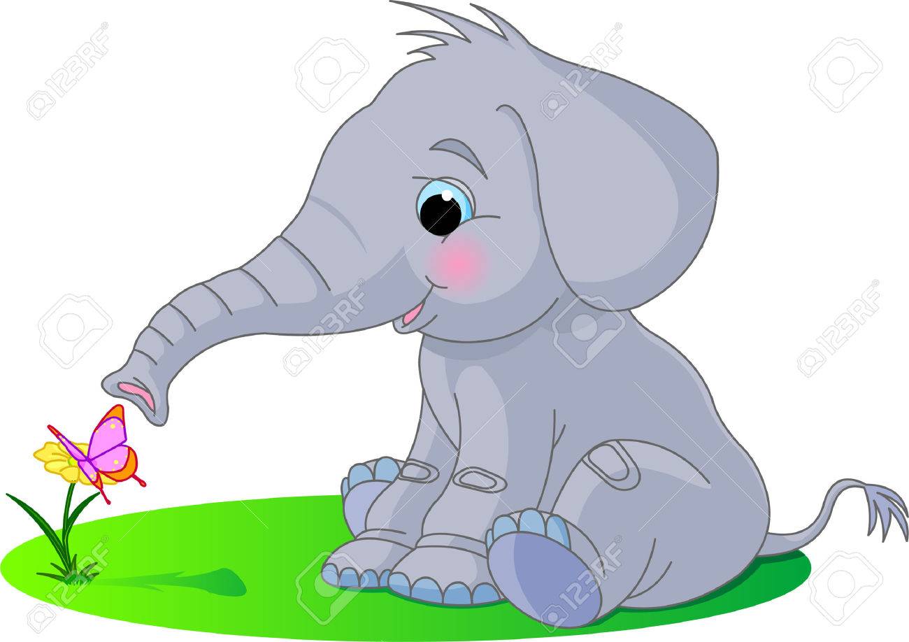 10 716 baby elephant stock vector illustration and royalty free baby