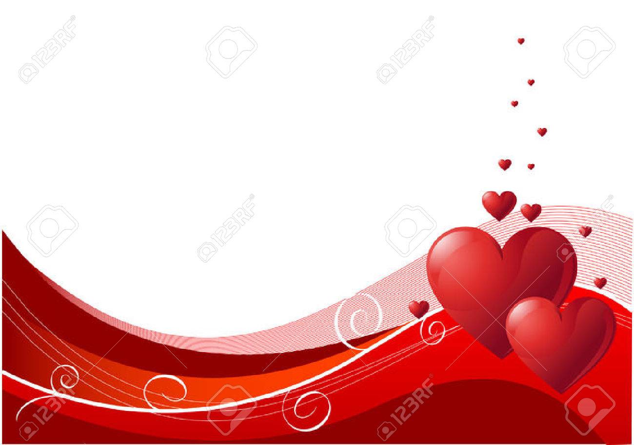 abstract valentines day background with hearts place for copyext day background