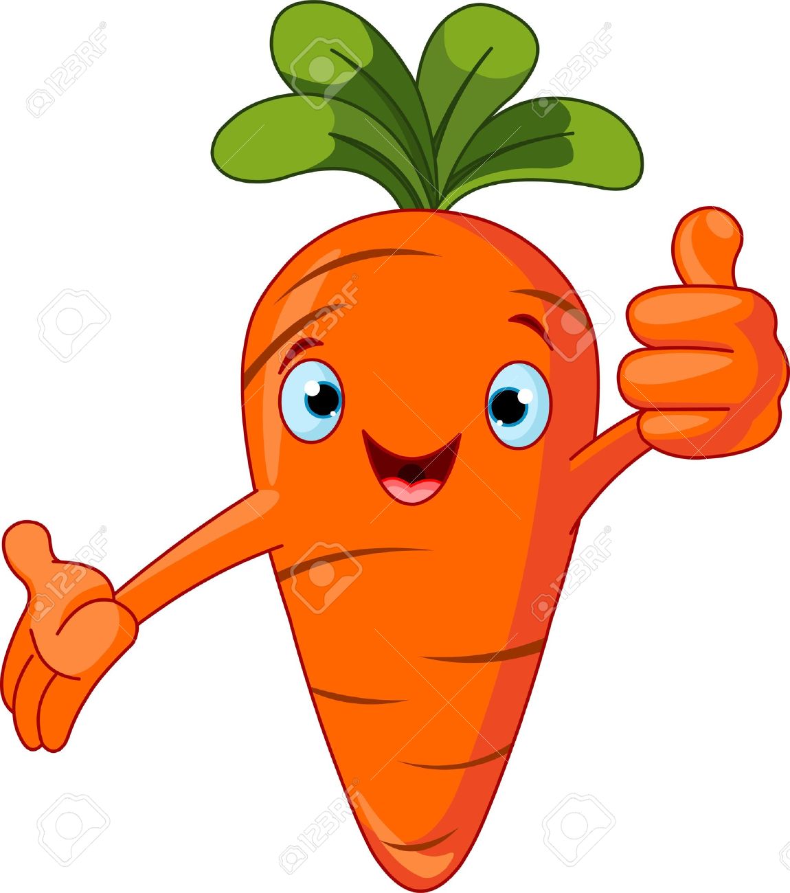 Illustration of a Carrot Character giving thumbs up - 8834320 Illustration of a Carrot Character giving thumbs up - 8834320