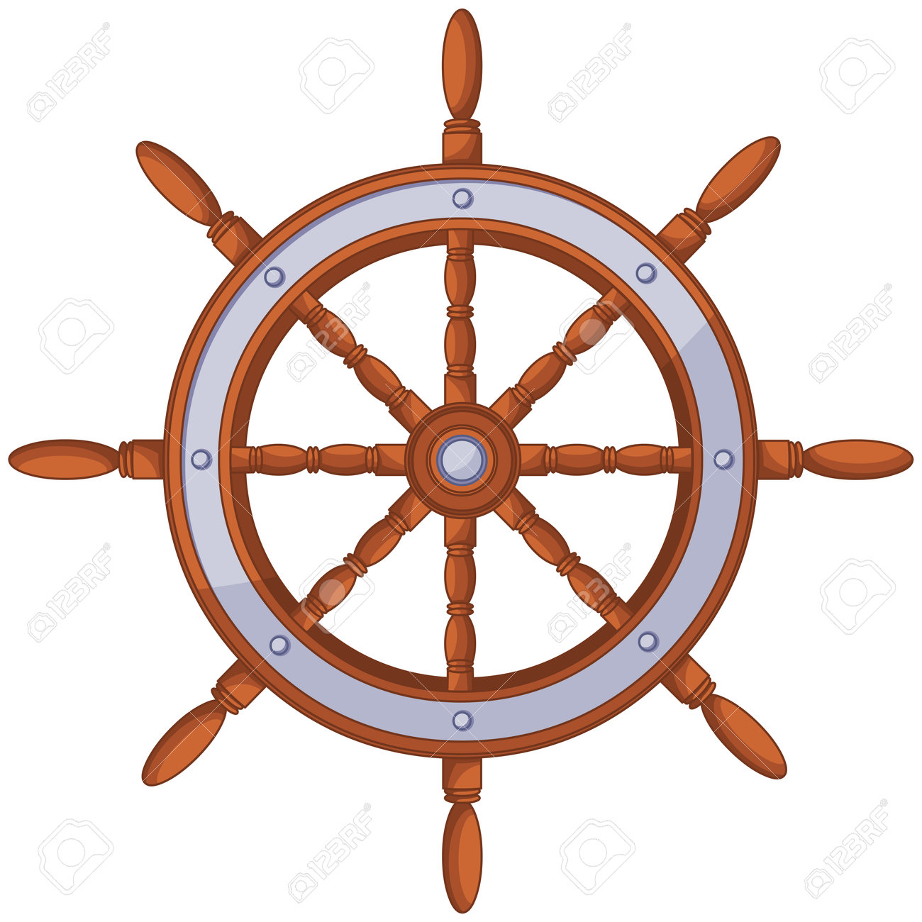 船の木製の車輪のイラストのイラスト素材 ベクタ Image 30545987