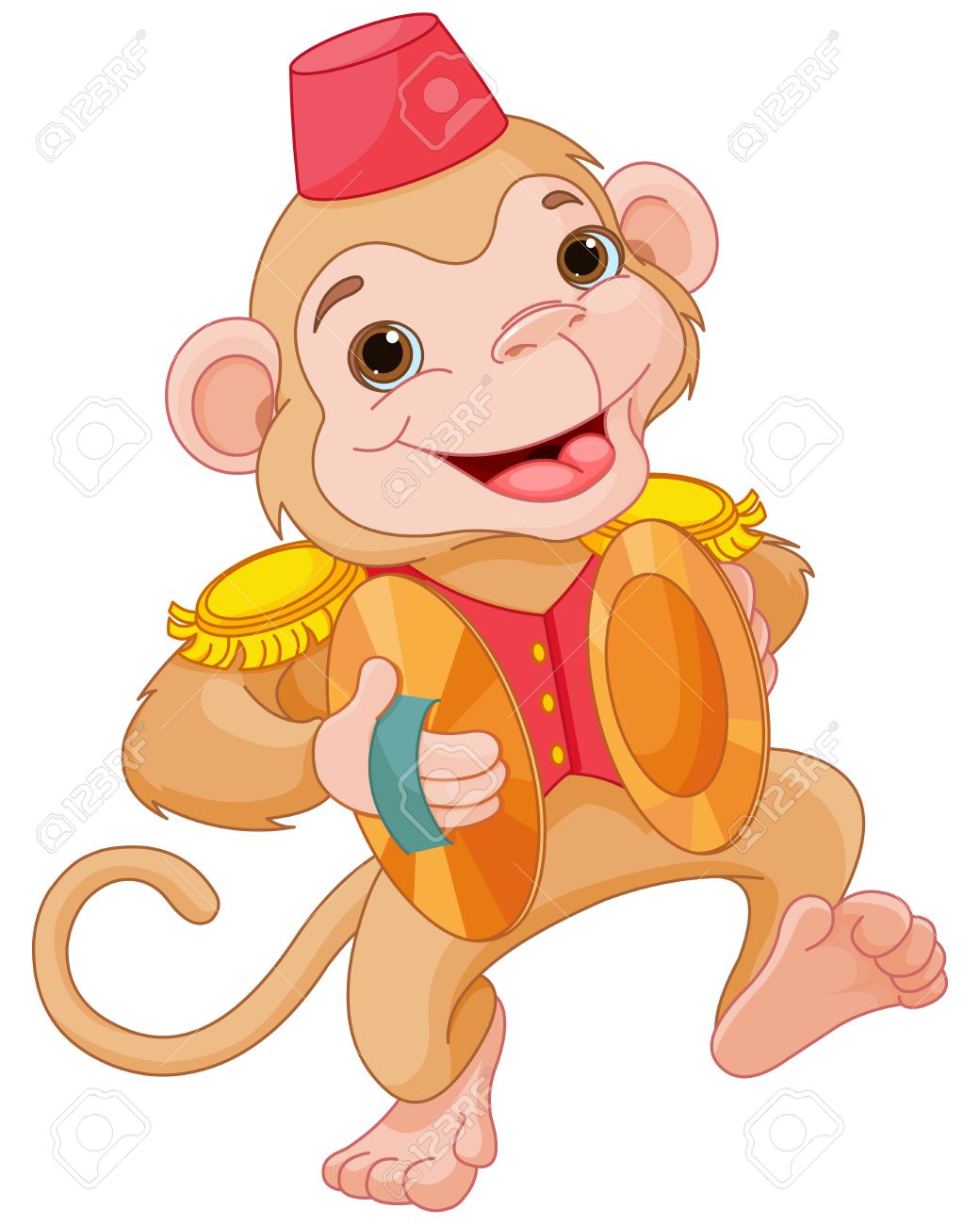 monkey that plays cymbals