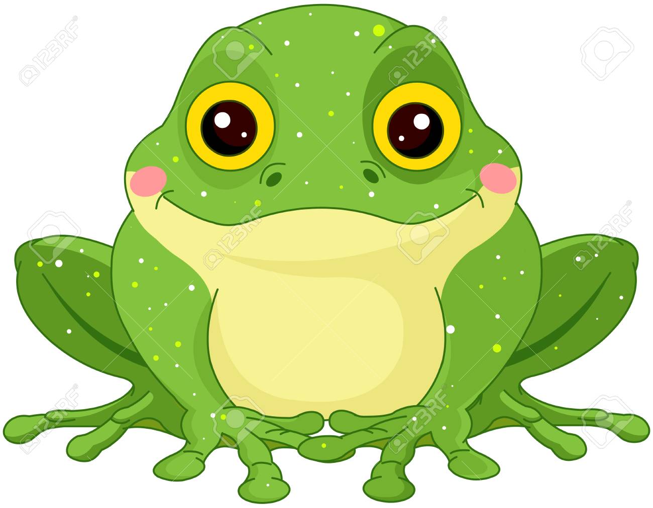 Illustration Of Cute Green Toad Royalty Free SVG, Cliparts, Vectors, and  Stock Illustration. Image 85121120., image size:1300x1013