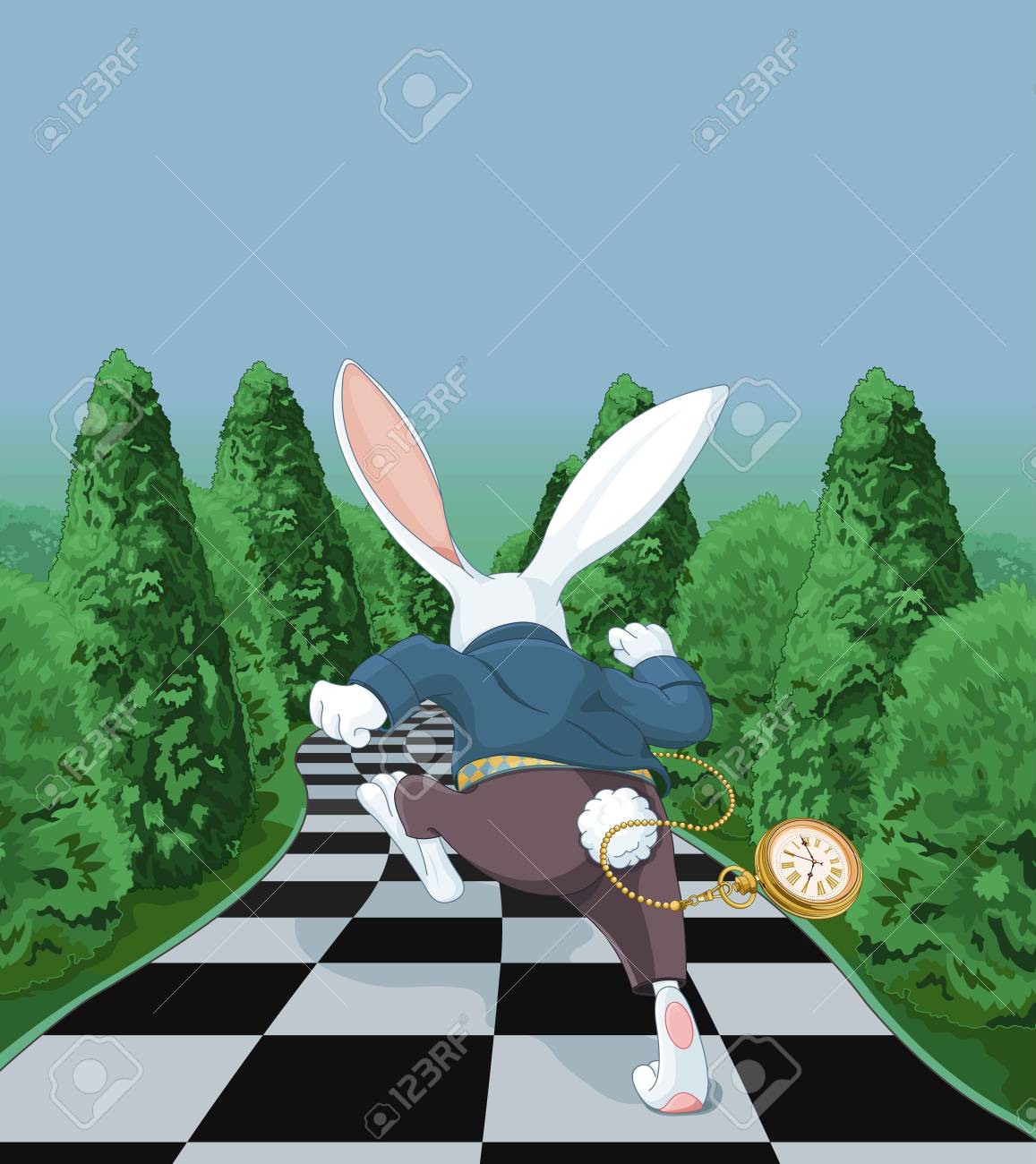 逃げる白うさぎのイラスト のイラスト素材 ベクタ Image 逃げる白うさぎのイラスト のイラスト素材 ベクタ Image