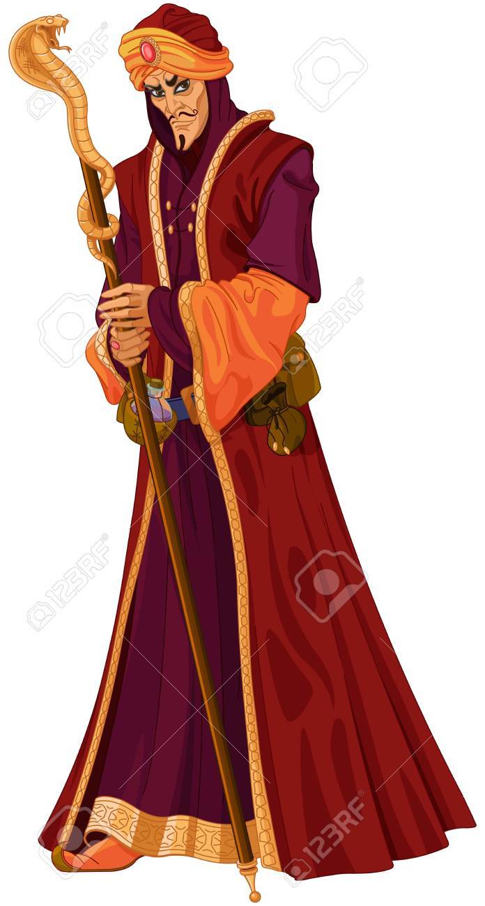 アラビアン ナイト危険な宰相のイラスト のイラスト素材 ベクタ Image