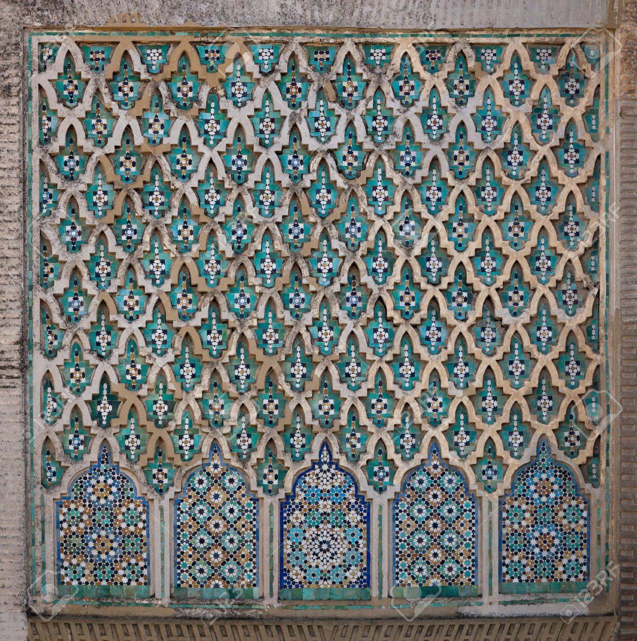 Bab Mansour El Alj Gate. Wall detail. Old city Meknes (Miknasa), Morocco. - 9228299 Bab Mansour El Alj Gate. Wall detail. Old city Meknes (Miknasa), Morocco. - 9228299