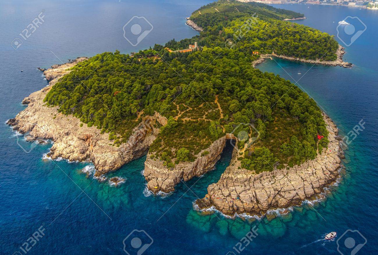 Lokrum Island and nature park near Dubrovnik, Croatia - 21791670 Lokrum Island and nature park near Dubrovnik, Croatia - 21791670