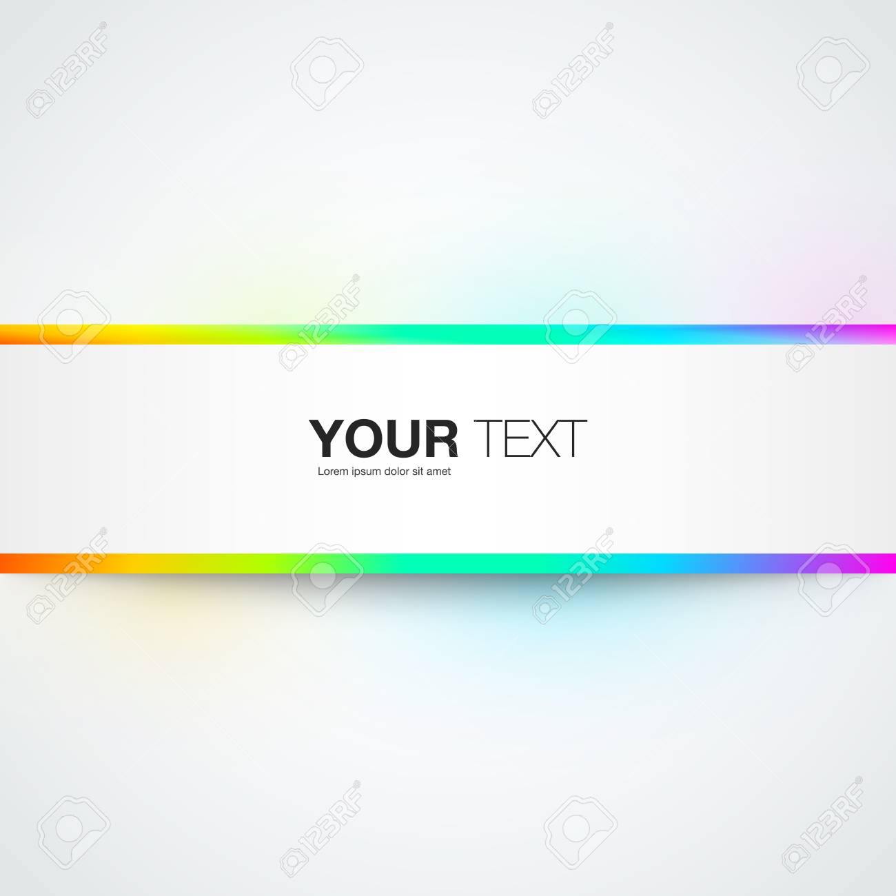 Text Box Design With Glowing Frame. Royalty Free SVG, Cliparts, Vectors,  And Stock Illustration. Image 75413793.